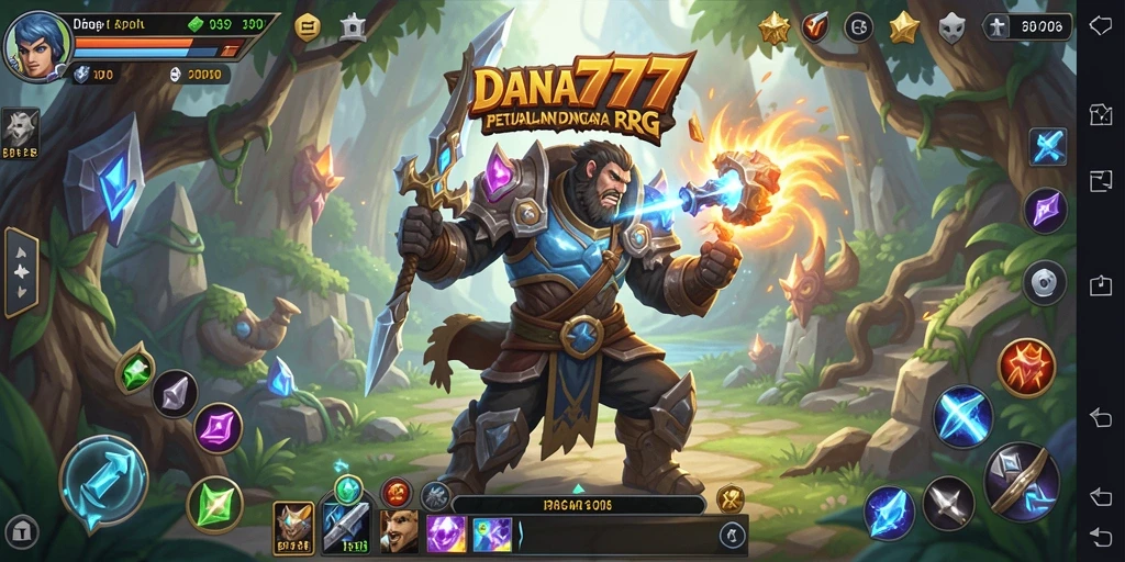 Screenshot dari gameplay DANA777 menampilkan aksi pertempuran yang mendebarkan.