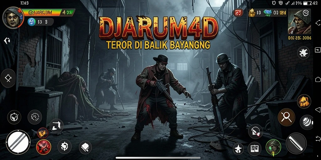 Screenshot gameplay DJARUM4D menampilkan suasana menyeramkan dengan detail grafis yang memukau.