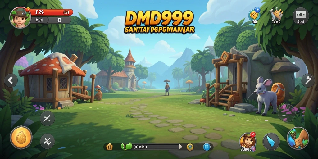 Screenshot DMD999 menampilkan gameplay santai yang mengasyikkan.