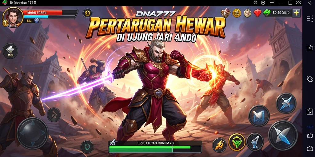 Tampilan menarik gameplay Fighting yang penuh aksi dari DNA777.