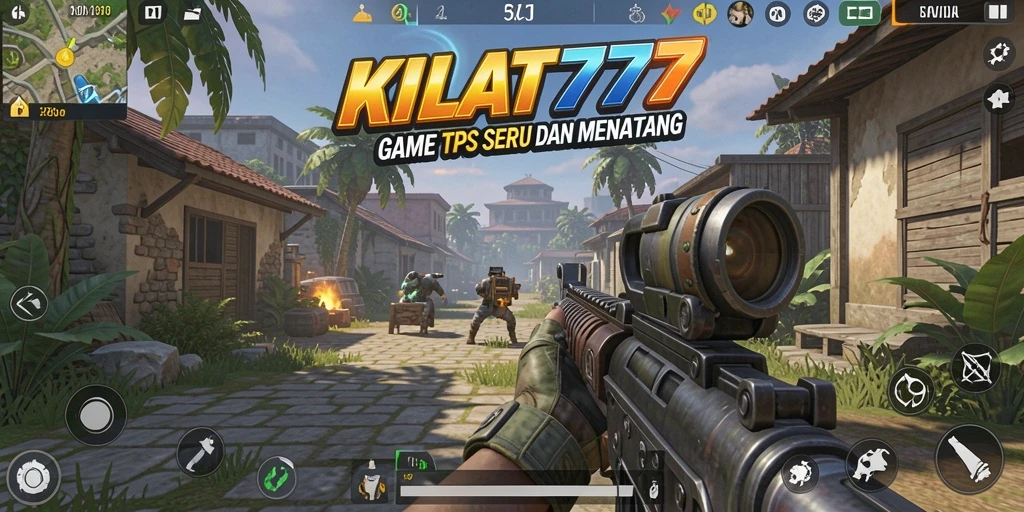 Gameplay KILAT777 menunjukkan aksi intense dalam pertempuran TPS.