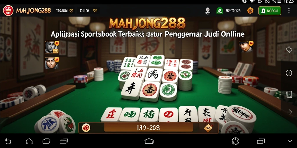 Tampilan gameplay Sportsbook yang menarik di MAHJONG288.