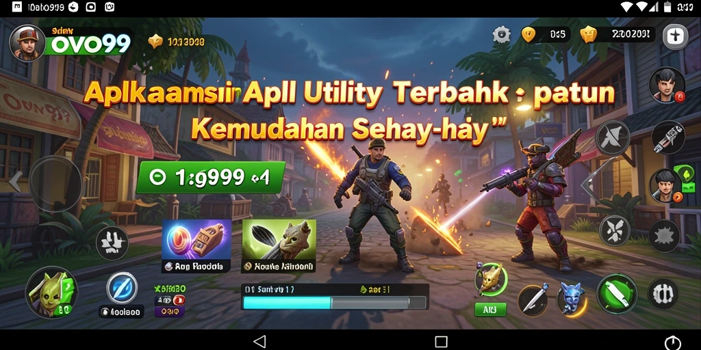 Screenshot utama OVO99 menunjukkan antarmuka yang bersih dan mudah digunakan.