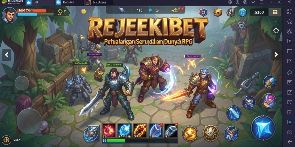 Tampilan gameplay menakjubkan dan penuh aksi di REJEKIBET.