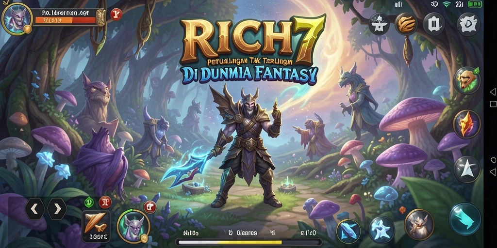 Screenshot RICH7 menampilkan gameplay petualangan yang dinamis.