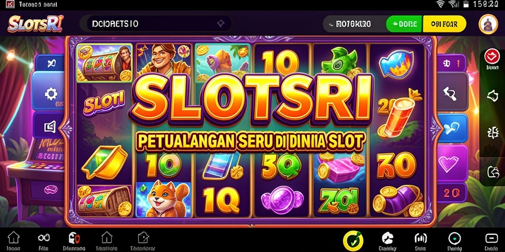 Screenshot utama SLOTSRI menampilkan aksi seru dalam petualangan.