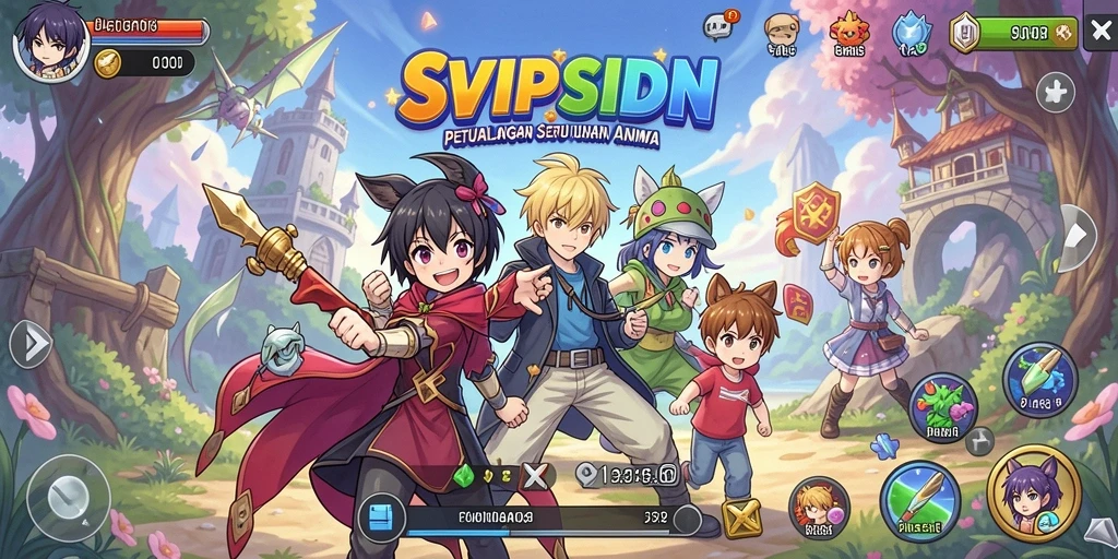 Tampilan gameplay yang memukau di dalam SVIPSIDN.