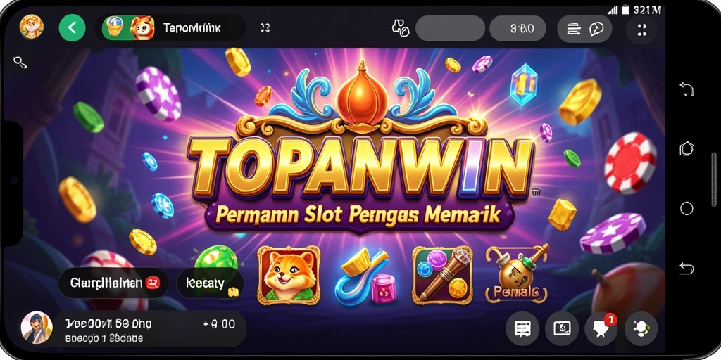 Screenshot gameplay TOPANWIN yang menampilkan pengalaman bermain Slot.