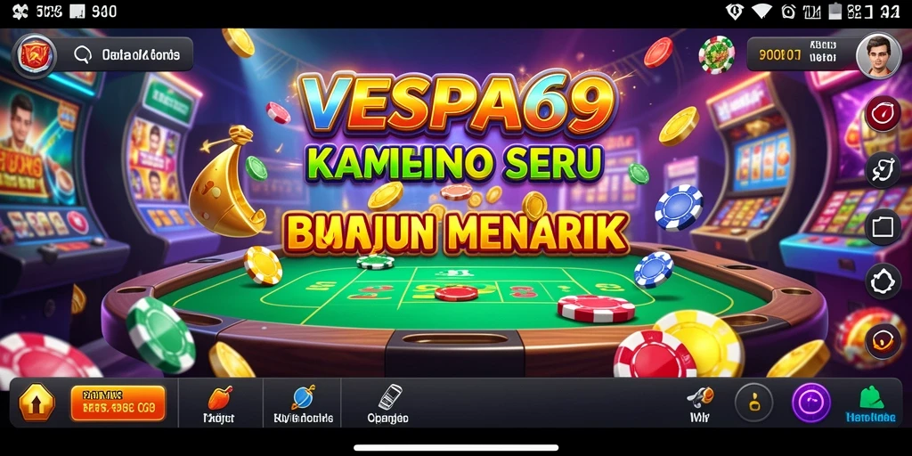 Tampilan menarik dari gameplay Kasino VESPA69 yang seru.