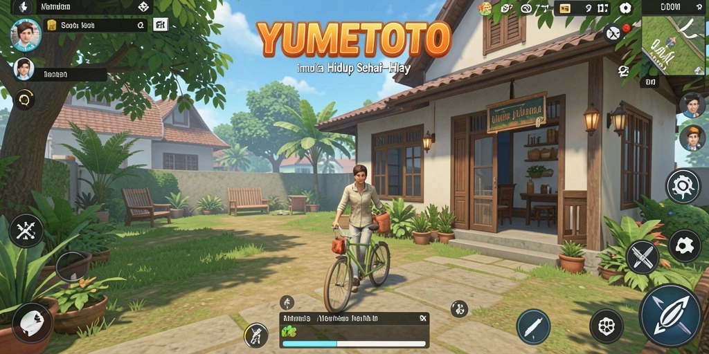 Gameplay YUMETOTO yang menyenangkan dan interaktif.